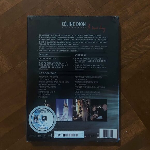 BRAND NEW SEALED DOUBLE DVD Celine Dion - Live à Las Vegas 2DVD - Picture 2 of 3